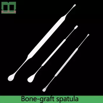 Лопатка для костного транспланта, хрящевая ткань удаляется во время восстановления носа, нержавеющая сталь, 13/18 см, двухсторонний подъемник для носовой хряща