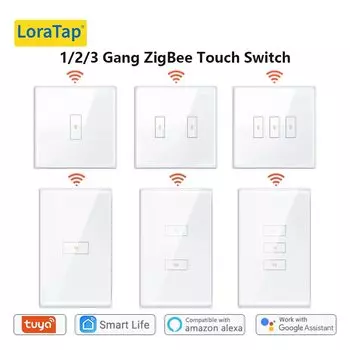 LoraTap Туя ZigBee 3.0 выключатель