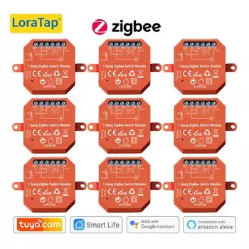 LoraTap Tuya ZigBee 3.0 релейный модуль