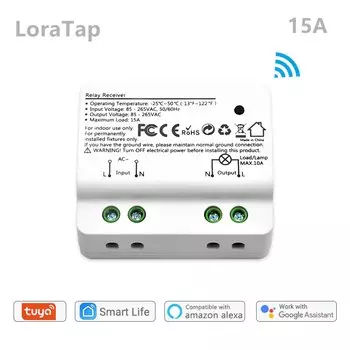 Tuya Smart Life WiFi выключатель модуля 15A Google Home Alexa эхо Голосовое управление приложение Таймер Пульт дистанционного управления светильник DIY насос
