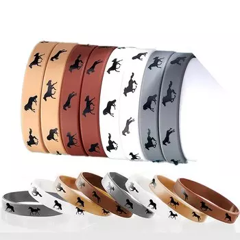 Лошадиные резиновые браслеты