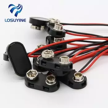 LOSUYINE 9V Battery Connector, 10 шт.