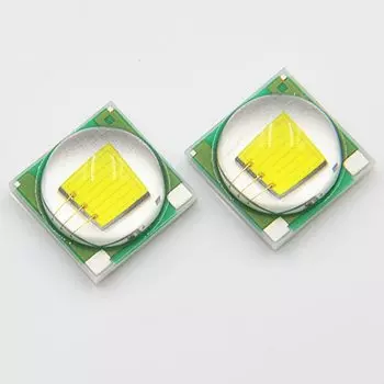 Лот по 50 шт., теплый белый светодиодный фонарик CREE-T6