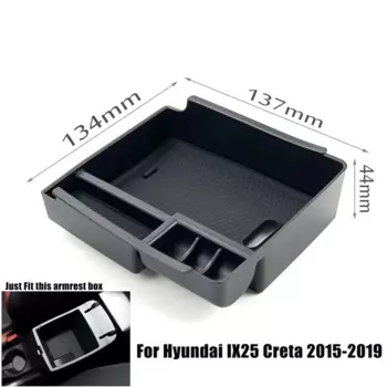 Лоток для ящик для хранения в подлокотнике автомобиля Hyundai Kona Encino CELESTA Tucson iX35 iX25 Creta VERNA Solaris LAFESTA Elantra Avante Mistra