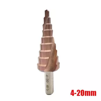 louCnloin Ступенчатые сверла из HSS-CO 4-12/4-20/4-32 мм