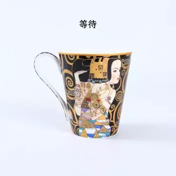 LOULONG Костяной фарфор кружка Поцелуй 410 мл