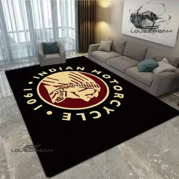 LOUSIDREAM 3D индийский мотоцикл ковёр