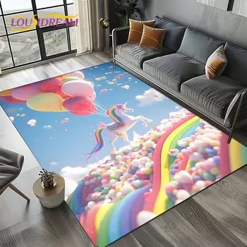 LOUSIDREAM 3D ковер с единорогом