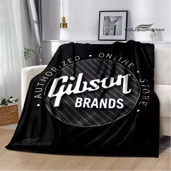 LOUSIDREAM Фланелевое одеяло с принтом Gibson