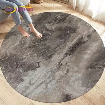 LOUSIDREAM Круглый бархатный ковёр