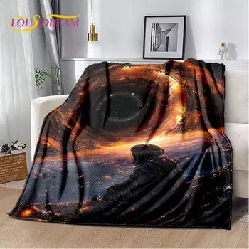 LOUSIDREAM Универсе Space Stars одеяло из полиэстера/хлопка