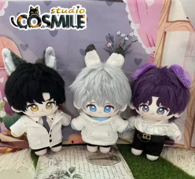 Love and Deepspace Rafayel шоколадная плюшевая кукла, плюшевая кукла, Одежда для кукол, Размер 20 см, игрушка-скелет KK