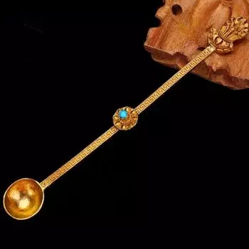 Ложка для ладана из меди