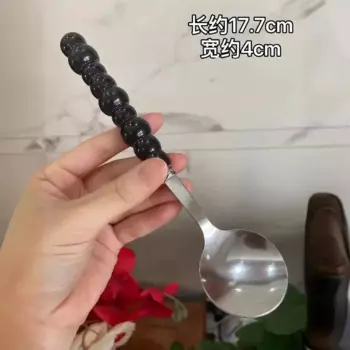 Ложка MOONBIFFY с жемчужной ручкой