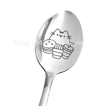 Ложка Pusshen с мультяшным котом