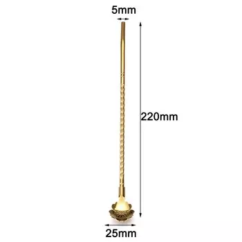 Ложка-соломинка KANNERT из нержавеющей стали