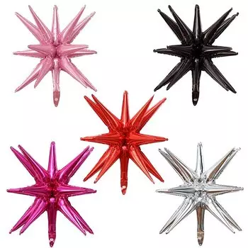 LQVYI 3D Конусообразные Воздушные Шары 22 дюйма 5 шт.