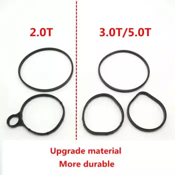LR039593 Oil Pump Seal Rubber Gasket For Range Rover Evoque LR2 2.0T 3.0T LR082226 Mechanical Vacuum Pump Seal 31401556