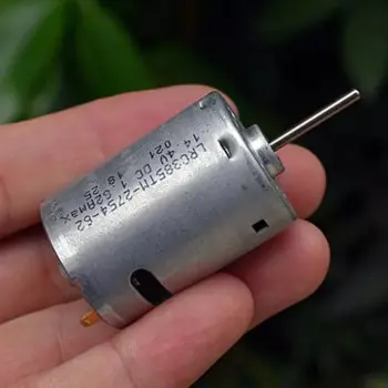 LRC385TM-2754 Мини-электрический двигатель 28 мм, передний шарикоподшипник постоянного тока 12 В, 14,4 В, 16,8 В, 18 В, высокоскоростной двигатель с большим крутящим моментом, длинный вал 20 мм