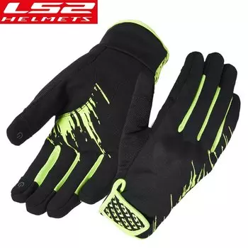 LS2 MG002 водонепроницаемые Мотоциклетные Перчатки ls2 сохраняют тепло, мотоциклетные перчатки с сенсорным экраном, сертификация CE