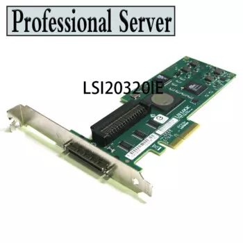 LSI Logic SCSI LVD/SE контроллер PCI Express x4 LSI20320IE 439946-001 протестирован