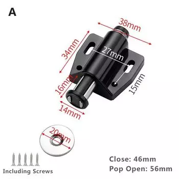 LSTABAN Дверные доводчики с магнитной защелкой Push to Open