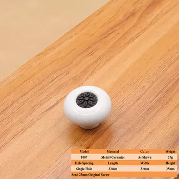 LSTABAN Ручки для шкафов из цинкового сплава круглые