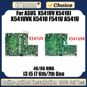 LT ноутбук X541UV материнская плата для ASUS X541UJ X541UVK X541U F541U A541U материнская плата I3 I5 I7 ЦПУ GT920M 4 ГБ/8GB-RAM