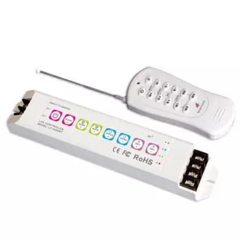 LTECH Новый многофункциональсветодиодный контроллер светодиодной RGB-ленты; Вход постоянного тока 12-24 В; Выход 6 А * 3 канала 2,4G RF беспроводной пульт дистанционного управления