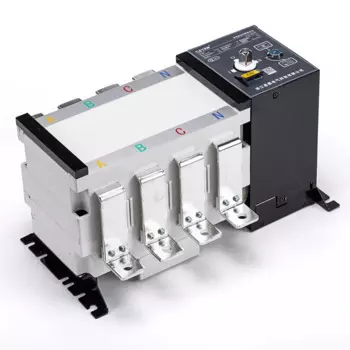 Лучшая цена, автоматический 4-полюсный переключатель 400 А, 3-фазный ручной выключатель цепи