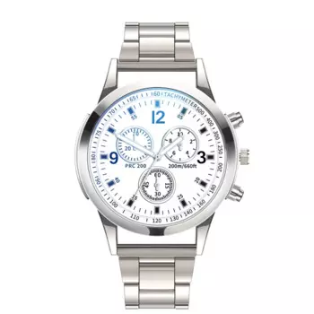 Лучшие брендовые мужские роскошные часы из нержавеющей стали с ночником, повседневные и модные водонепроницаемые спортивные часы на открытом воздухе с 3 барами