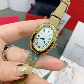 Лучшие роскошные дизайнерские брендовые женские часы, элегантные модные высококачественные водонепроницаемые кварцевые женские наручные часы с кожаным ремешком