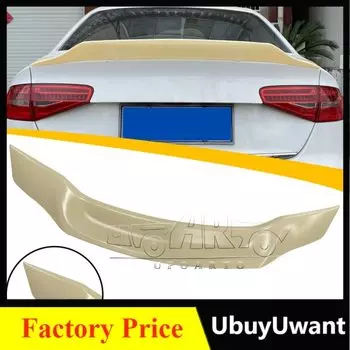 Лучший новый дизайн, комплект задних спойлеров из АБС-пластика в стиле Carbon R для Audi A4 B8 2009 2010 2011 2012 2013 2014 2015 2016