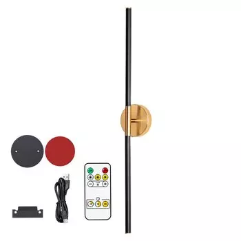 LUCKYLED перезаряжаемый 50/80 см внутренний настенный светильник золотого цвета с регулируемой температурой для украшения дома