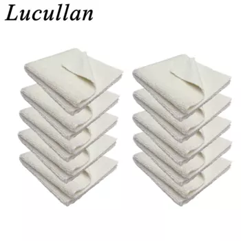 Lucullan, 2 цвета, 40X40 см, ткань из микрофибры для детализации автомобиля, супермягкое полотенце без кромок с двумя ворсами Cobra