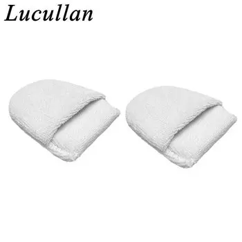 Lucullan Белая керамическая губка для покрытий с аппликатором из микрофибры в кармане на палец
