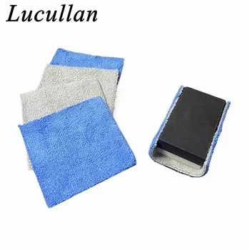 Lucullan Портативные аппликаторы для керамического покрытия Толстая ткань + пенопластовый блок с двухсторонним крючком и петлей