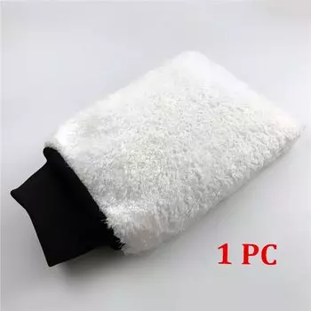 Lucullan ультрамягкая варежка для мойки автомобиля, легкосохнущая варежка из микрофибры с автодетализацией, лучше всего подходит для мытья двух ведер