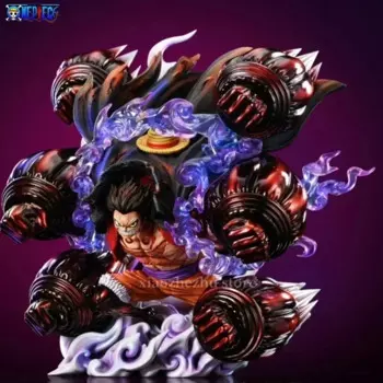 Luffy One Piece фигурка Gear 4 Monkey D. Luffy Action фигурки картины аниме Коллекционная статуя из ПВХ модели игрушка для детей и взрослых Gifts