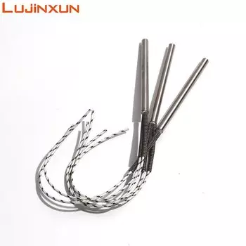 LUJINXUN 5 шт. 110 В/220 В/380 В картриджный нагреватель электрический нагревательный элемент 10x98 мм 10x100 мм 10x110 мм 400 Вт-450 Вт для горячего штампа