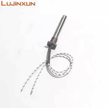 LUJINXUN нержавеющая сталь M16 x 1,5 резьбовой картриджный нагреватель 12*100 мм 12 В/24 В/36 В/48 В 100 Вт-300 Вт электрический нагревательный элемент 1 шт.