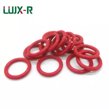 LUJX-R уплотнительное кольцо 4 мм, красная силиконовая уплотнительная прокладка VMQ, шайба уплотнительного кольца OD 28/31/32/34/36/37/39/40 мм, герметичное уплотнительное кольцо