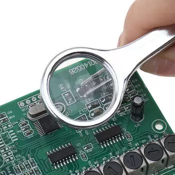 Лупа ChgImposs 10X 25 мм из нержавеющей стали