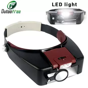 Лупа дутоofree 10x со светом