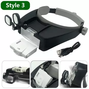 Лупа дутооfree 17x со светодиодами