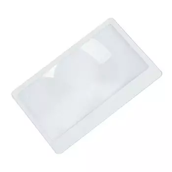 Тонкие линзы карманного размера, лупа, линзы, лупа для кредитных карт для чтения пожилых людей