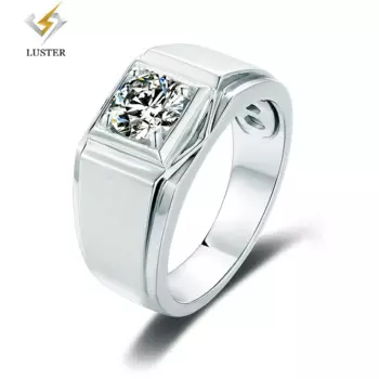 LUSTER бриллиант с покрытием из 18-каратного золота, 6,5 мм, 1 карат