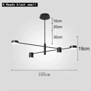 Люстра DUTRIEUX черная золотая LED