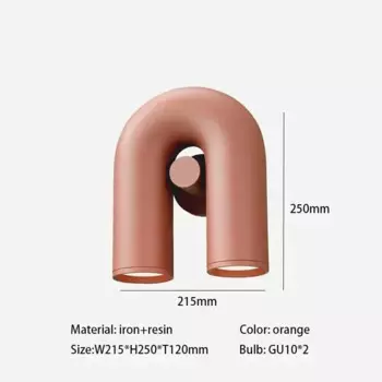 Люстра fensycoco современная U-образная LED