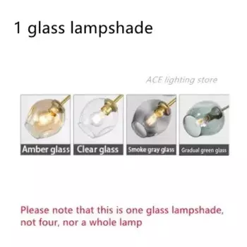 Люстра JIANKEXING стеклянная пузырьковая